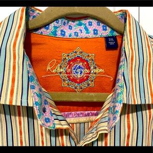 Robert Graham 2XL mens button down shirt.in excellent condition.